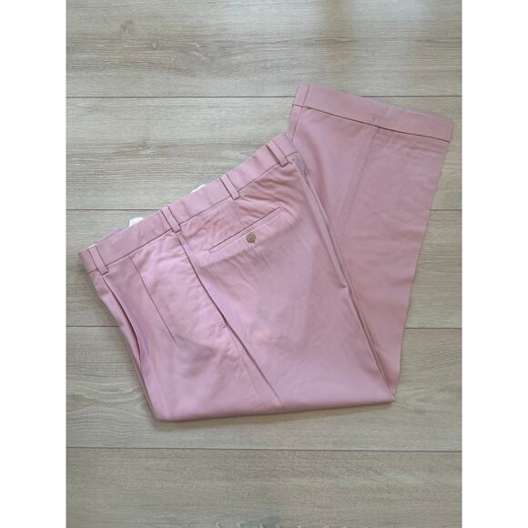 Ralph Lauren Purple Label 100% Wool Pink Dress Pants Made in Italy Size 38 JL - Picture 1 of 16